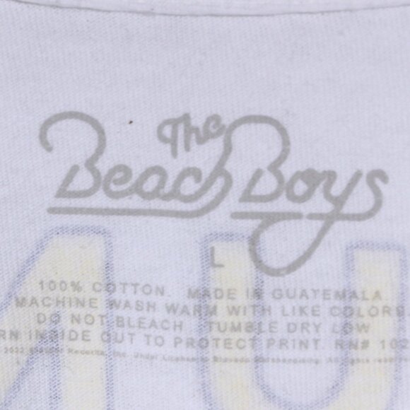 The Beach Boys Shirt Mens Large White Sounds Of Summer Tour Tee - Picture 3 of 6